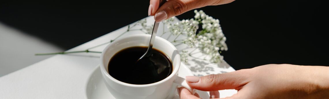 E’ importante girare il caffè con il cucchiaino anche se non aggiungete lo zucchero
